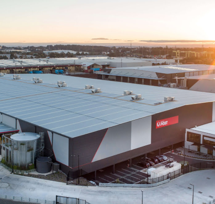 Australia Post building as seen from above