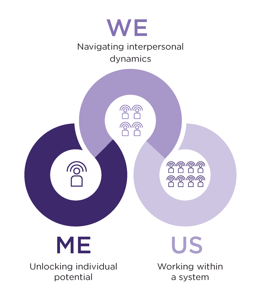 Infographic of People Measures AI Leadership model.
